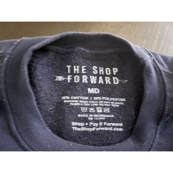 I Love Roy Kent Sweatshirt Medium Navy Blue Ted Lasso Crewneck - Picture 4 of 6